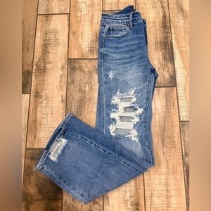 Judy Blue Straight Leg Distressed Denim